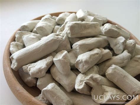 4 oz 110 g Edible Clay UCLAYS White Pressed Clay Natural for Eating ...