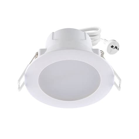 eko recessed led downlight  white cream plastic cct mdw cct