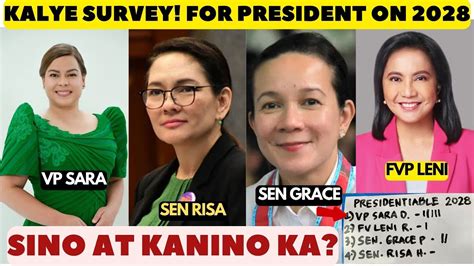 Heto Na Kalye Survey Sa Luneta Park Sa Pagka Presidente Sa Sino