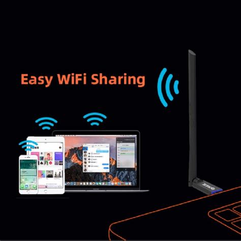 Wholesale TENDA U10 650Mbs USB Wireless 2.4G/5G WiFi Adapter High Speed ...