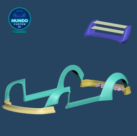 Bodykit Vw Kombi V1 Hot Wheels Mundo Custom 3D