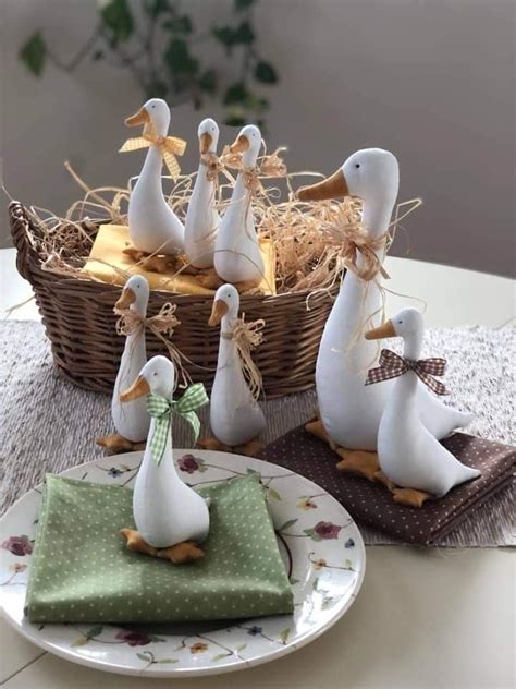 Утки из ткани: креативные идеи для декора | Поделки своими руками