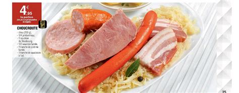 Offre Choucroute Cuite Aux Lardons Chez Hyper U