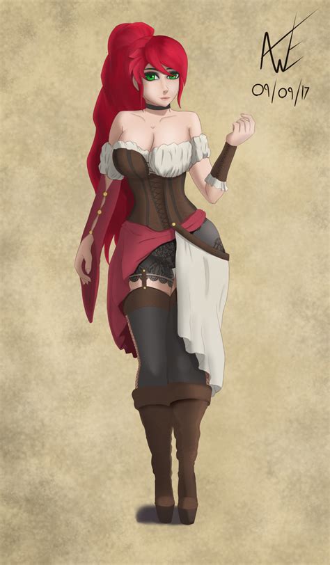 Renaissance Pyrrha By Awesome Est Hentai Foundry
