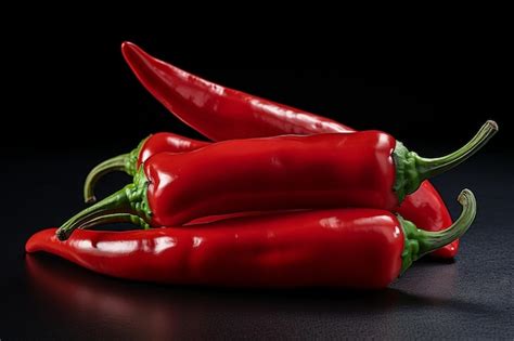 Premium Ai Image Red Hot Chili Pepper On Isolated Background Generative Ai