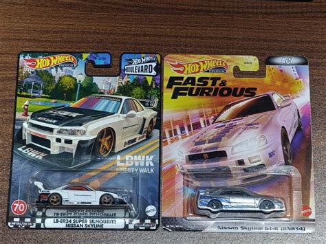 Hot Wheels Premium LBWK Er Boulevard And FNF Nissan R Hobbies Toys Toys Games On Carousell