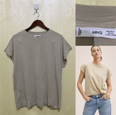 Mango Nude Top On Carousell