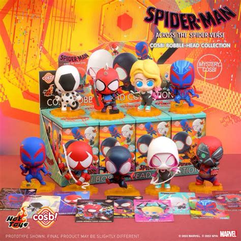 Jual Hot Toys Cosbi Bobble Head Spider Man Across The Spider Verse Cbx Blind Box Figure