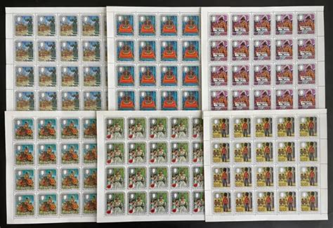 Stamps Full Set In Sheets Tribute To Queen Elizabeth Ii Coronation