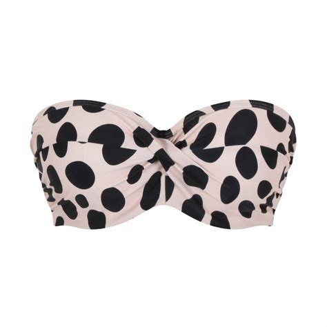 Plavky Vrchn D L Panache Swim Amalfi Ella Bandeau Bikini Top Amalfi Print Caresse Braexpert