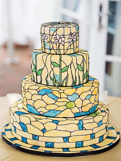 Stained Glass Cake Design - En Ville