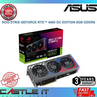 Asus RTX 4060 ROG STRIX GAMING DUAL EVO WHITE PROART OC 8GB GDDR6