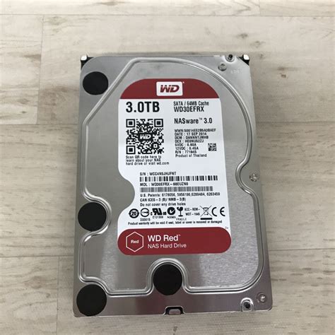 Yahoo!オークション - ③3TB WDC WD30EFRX-68EUZN0 HDD ハードディスク[...