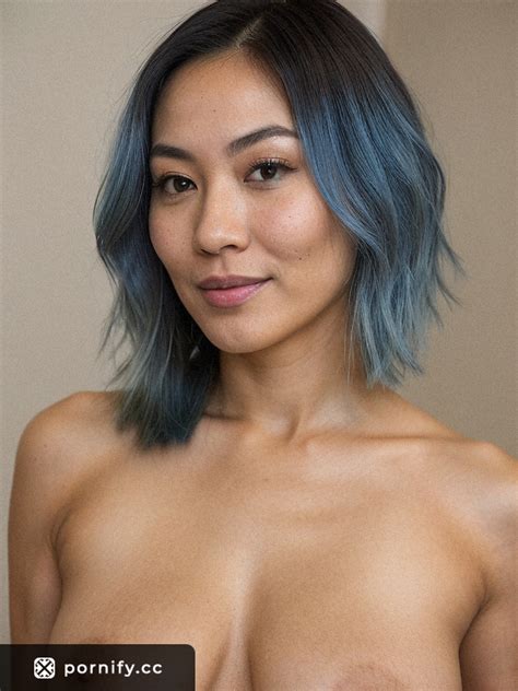 Mesmerizing Milf In Blue Hair Gets Playful While Cooking Pornify Free Ai Porn Generator