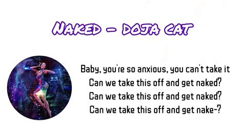 Doja Cat Naked Lyrics YouTube