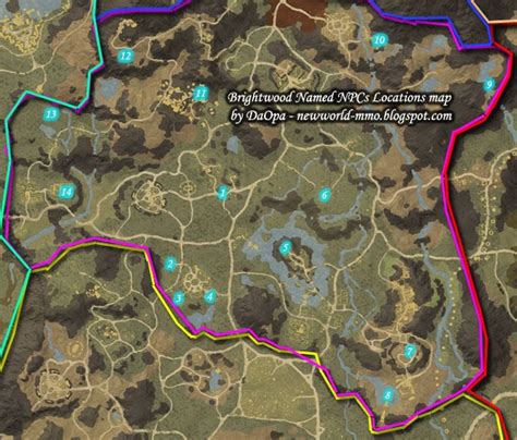 world brightwood named npcs locations map