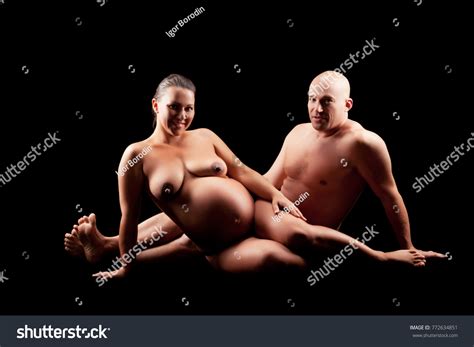 Naked Pregnant Woman Her Husband Stock Photo Shutterstock