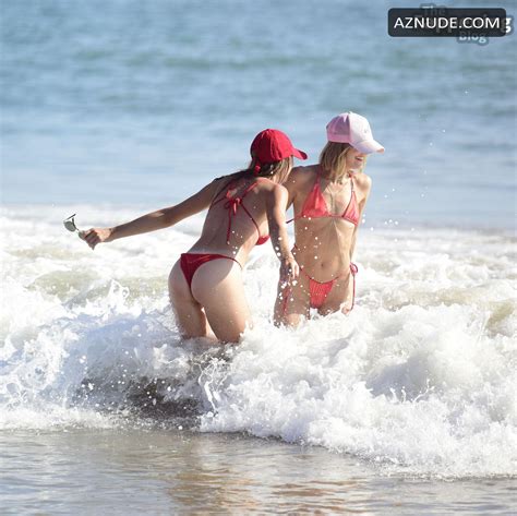 Joy Corrigan Sexy Spotted Showing Off Her Sizzling Bikini Body At A Beach In Los Angeles Aznude