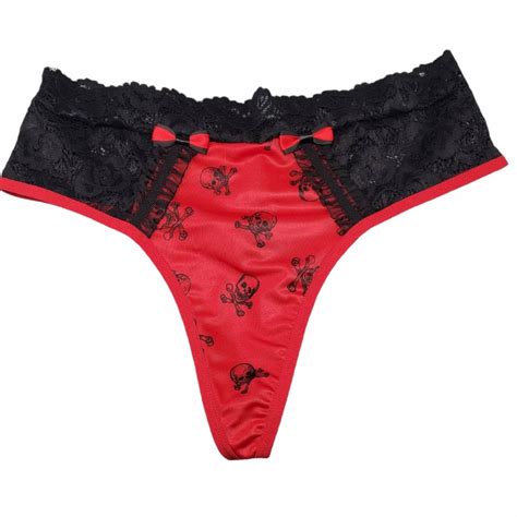 Handmade Skull Erotic Sexy Lingerie Set Lace Panties Babydoll Etsy