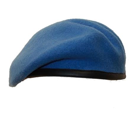 United Nations Un Beret Sky Light Blue Army Military 53cm