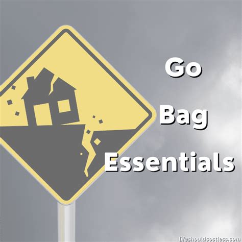 Go Bag Essentials (Video) - Life Should Cost Less