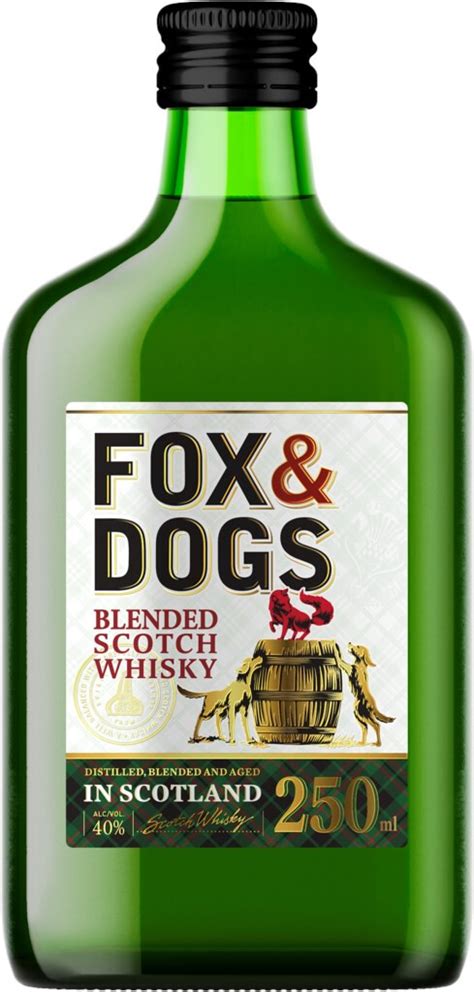 Виски Fox and Dogs Russia 0.25 л купить в Москве в магазинах WINEMORE ...