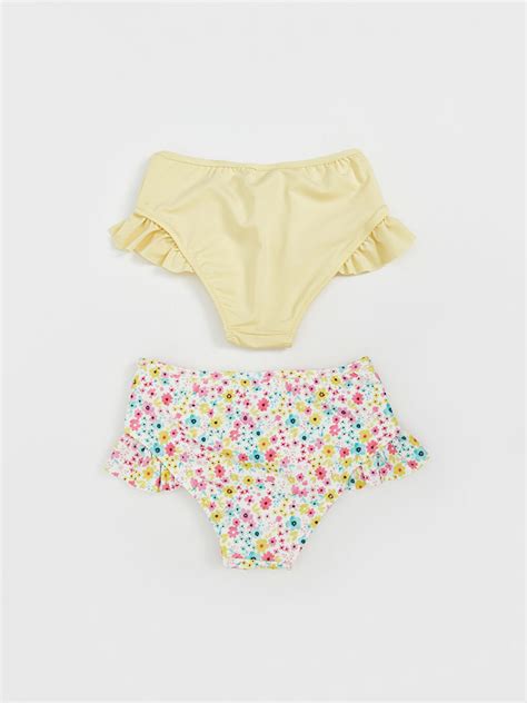 LCW Kids Chiloți Bikini pentru Fete cu Talie Elastică Pachet de 2 S5OS15Z1 DJQ LC Waikiki