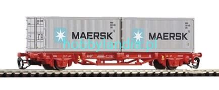 Wagon Platforma TT 1 120 Z 2 Kontenerami MAERSK DB AG Ep VI Piko 47720