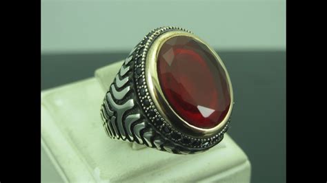ПЕЧАТКА ИЗ СЕРЕБРА 925 ПРОБЫ С РУБИНОМ - YouTube