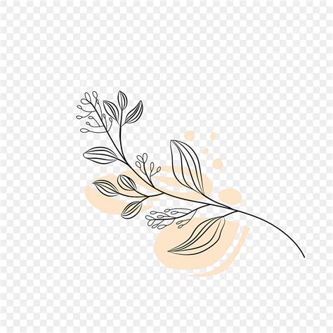 Desenho De Linha Arte Ramo Flor Png Desenho De Flor Desenho De Suti