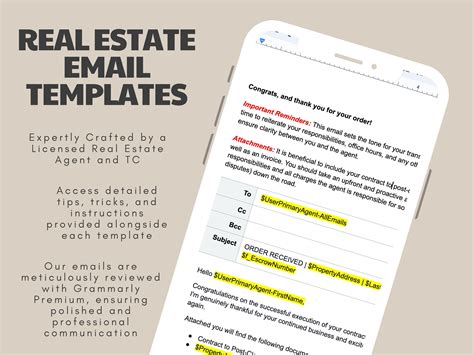 Real Estate Agent Email Templates Realtor Emails Real Estate Branding