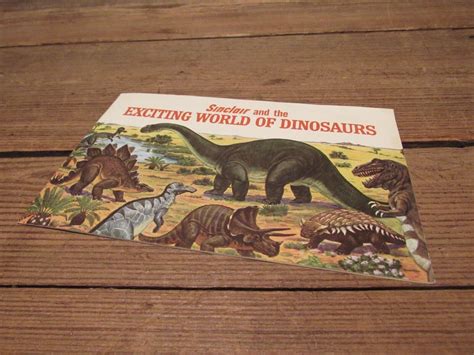 Vintage World Of Dinosaurs Sinclair Dinoland New York Worlds Fair 1964