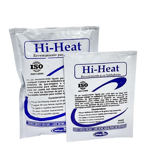 Revestimento para soldadura hi heat