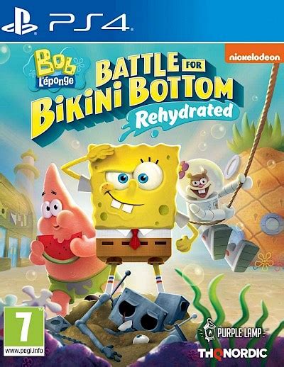 SpongeBob SquarePants Battle For Bikini Bottom Rehydrated PS PS