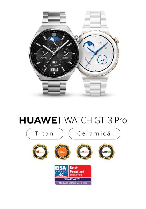 Cumpără HUAWEI WATCH GT 3 Pro Titanium - HUAWEI RO