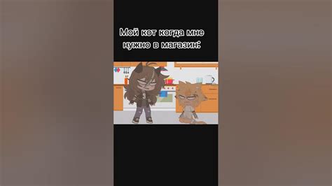 Мой кот когда мне нужно идти в магазин 😺: - YouTube