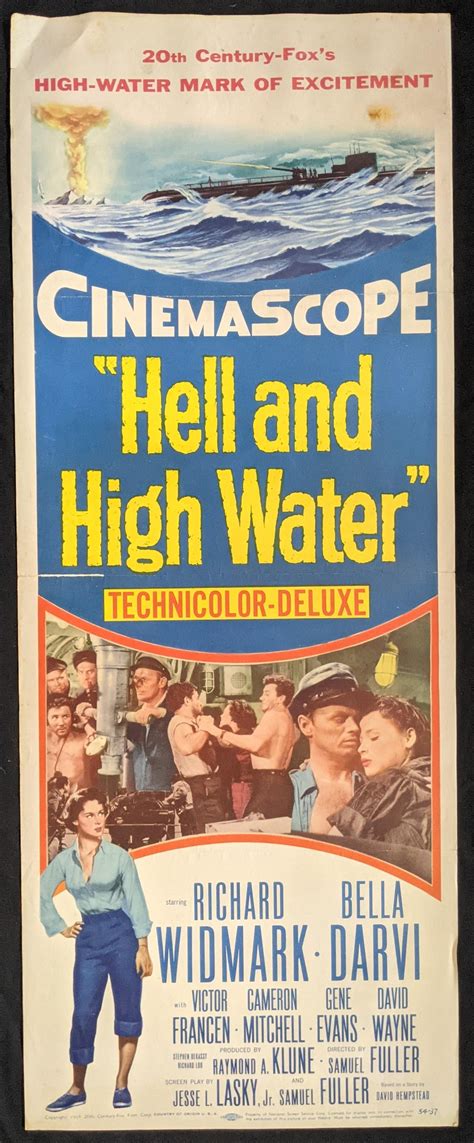 Lot Hell And High Water 1954 Starring Richard Widmark Bella Darvi