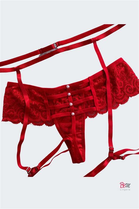 Kit Calcinha Fio Dental Atena Cinta Liga BBM Lingerie Lingerie direto da Fábrica