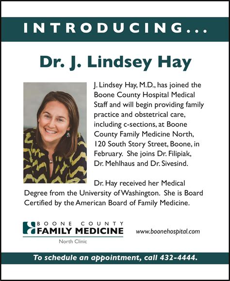 Dr. Hay Joins BCH Medical Staff | News Library | Boone County Hospital
