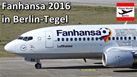 Lufthansa Fanhansa Boeing 737 300 D ABEK In Berlin TXL YouTube