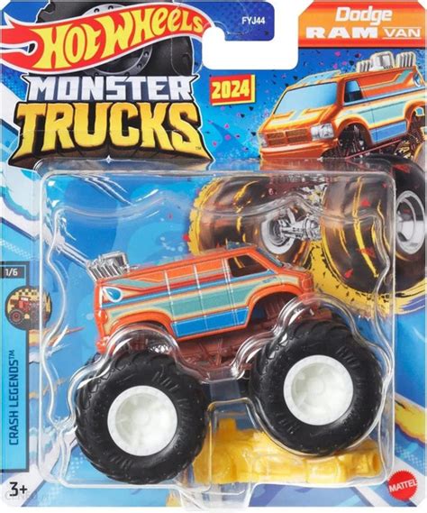 Машинка Hot Wheels Монстр Трак Dodge RAM VAN FYJ HTM купить с доставкой по выгодным