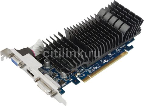 Характеристики Видеокарта ASUS NVIDIA GeForce 210, EN210 SILENT/DI/1GD3 ...