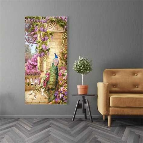 Обои с жар птицей в интерьере - 85 фото