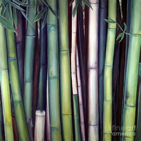 Bamboo Painting By Carole R Moore Fine Art America