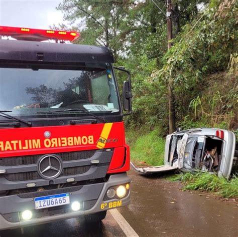 Capotamento Na Ers Em Lajeado Deixa Jovem Ferido