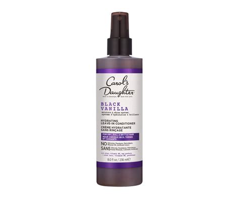 Black Vanilla crème hydratante sans rinçage pour cheveux secs ternes