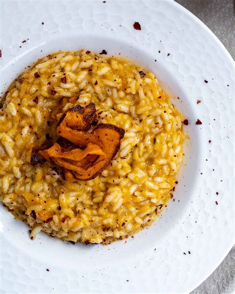 Roasted Butternut Squash And Thyme Risotto Six Hungry Feet