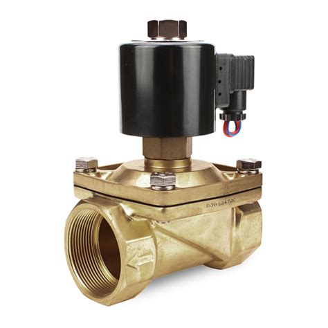 2'' Inch 24 Volt AC Electric Normally Open Brass Solenoid Valve