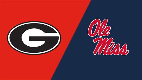 5 Georgia Vs Ole Miss 3 24 24 Stream The Game Live Watch Espn