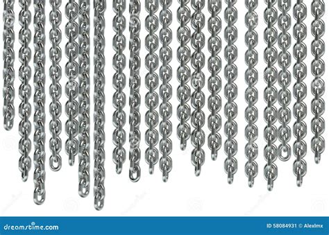 Hanging Chains Stock Illustration Illustration Of Industrial 58084931